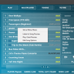 Selection Context Menu